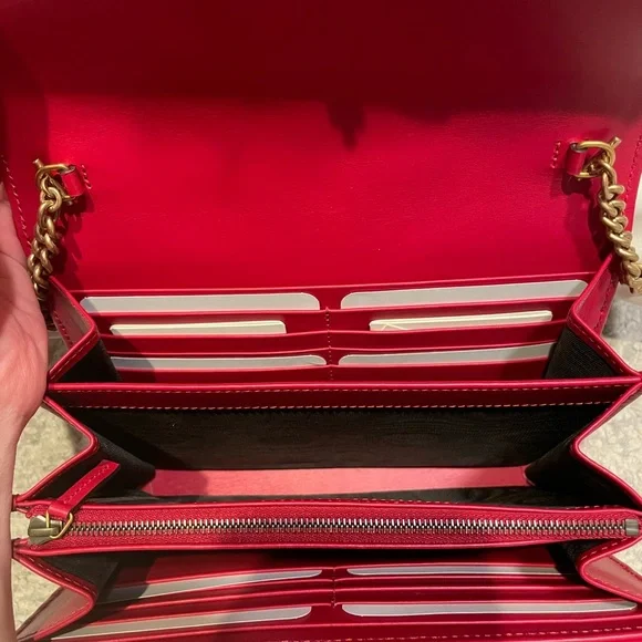 Gucci GG Marmont Wallet On Chain (Red) - Picture 8 of 10